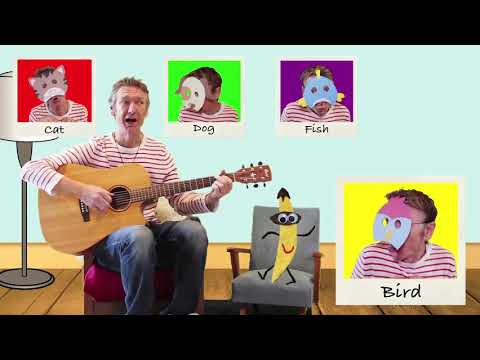 English Songs for Children | Sing Along With Tony | &quot;Little Banana - PETS&quot;