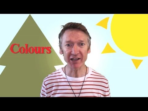 English Songs for Children | Sing Along With Tony | &quot;Little Tomato - COLOURS&quot;